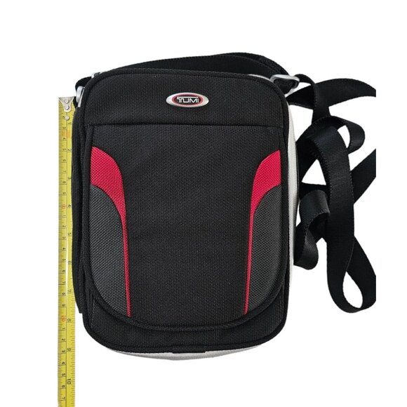 Tumi Ducati Crossbody Shoulder Bag 6516Rce Collaboration Black & Red Axis Map - Picture 2 of 9